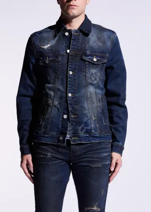 CRYSP  BERING DENIM JACKET - DEEP INDIGO