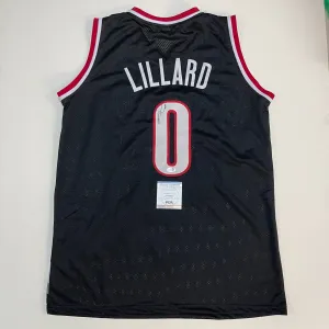 Damian Lillard signed jersey PSA/DNA Portland Trail Blazers Autographed