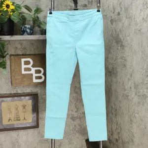 DG2 by Diane Gilman Women's Up Lifter Pull On Skinny Jeans Aqua Medium