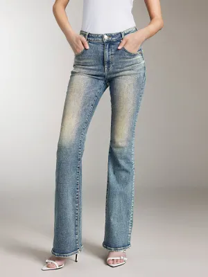 Distressed Flared Jeans