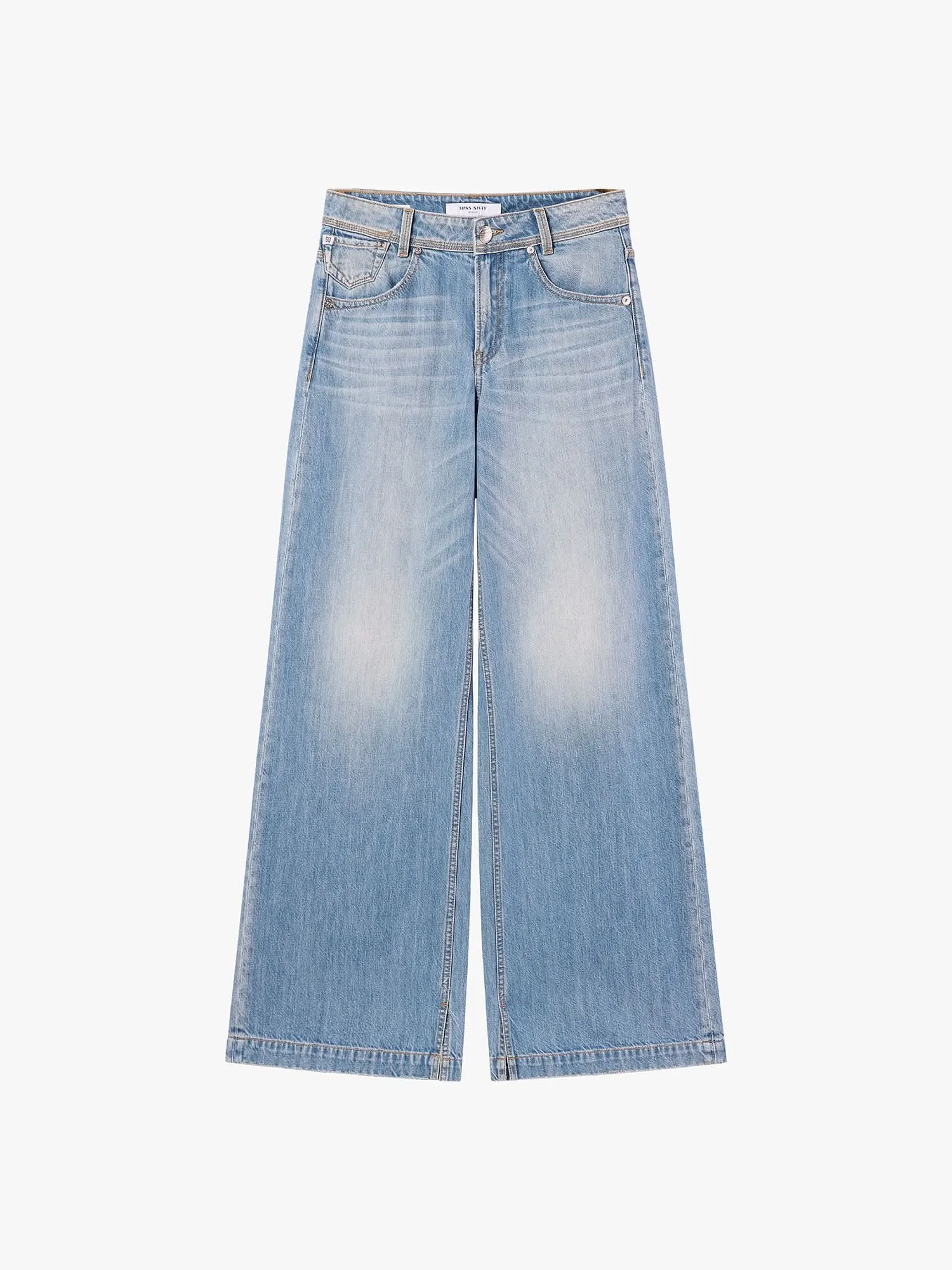 Distressed Wide Leg Jeans-270