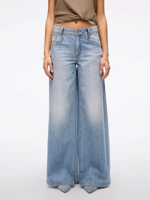 Distressed Wide Leg Jeans-270