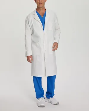 Essential Lab Coats 3138 Men's 3 Pocket Full Length White Coat White