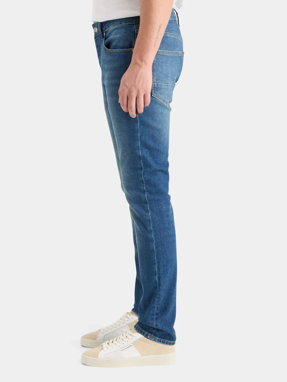 ESSENTIALS - Ralston - Classic Blue Regular Slim Jeans