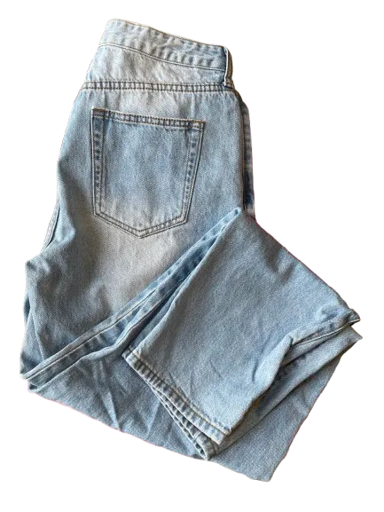 Fashion Nova High Rise Distressed Jeans