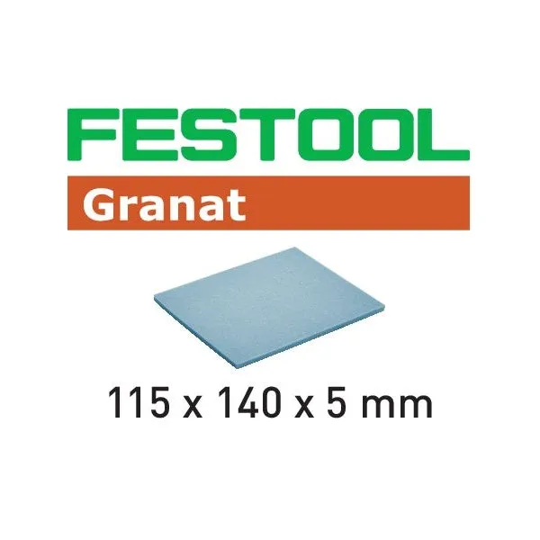 Festool Granat 1-Sided Med Sponge 20pk
