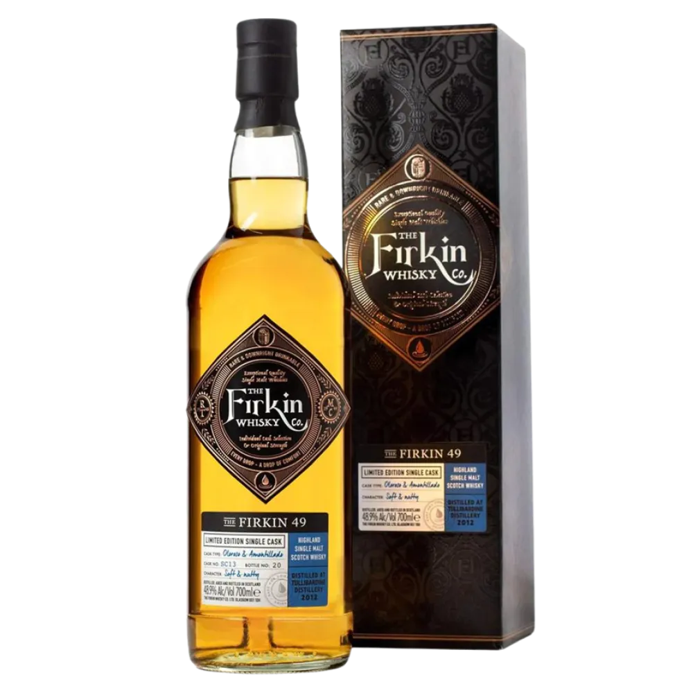 Firkin Whisky 'The Firkin 49' Tullibardine Oloroso & Amontillado Cask Aged 700mL