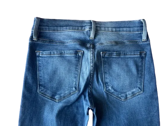 Frame Le Skinny de Jeanne Distressed
