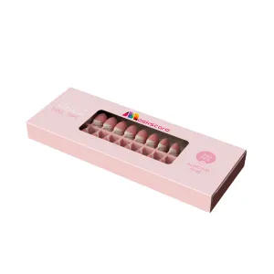 Full Cover French - Almond Pink Tips (17)