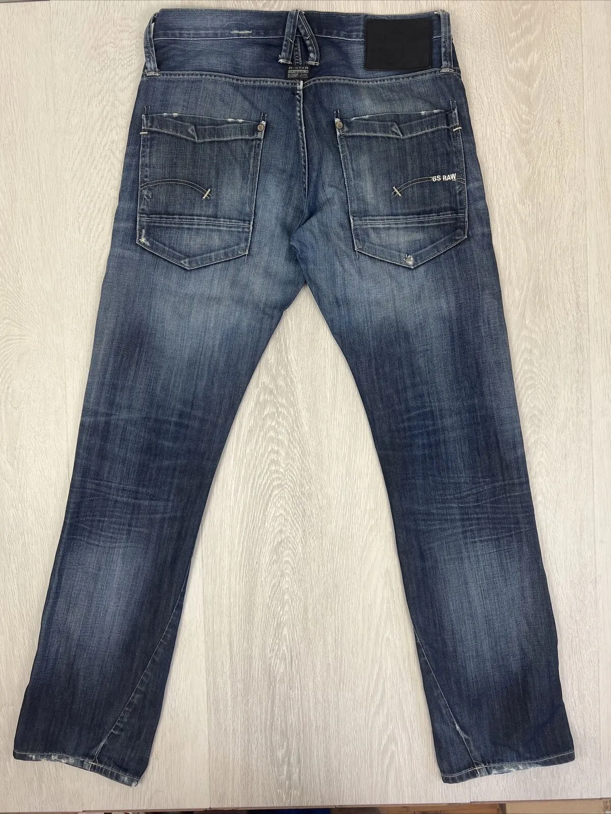G-Star Mens Slim Denim Jeans 3301 Size 33/34