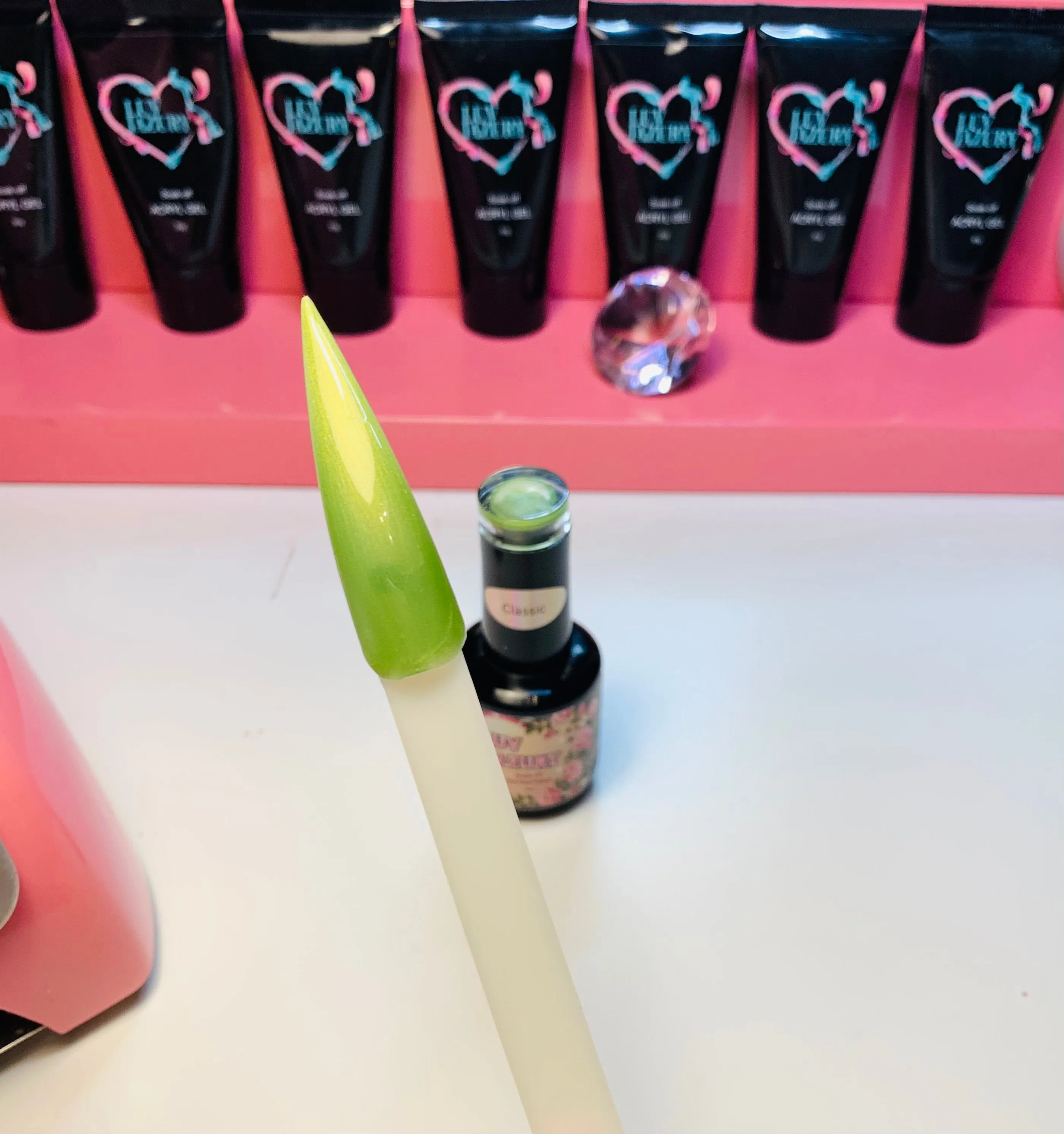 Gel Nail Polish Nail Art Supplies Satin Green