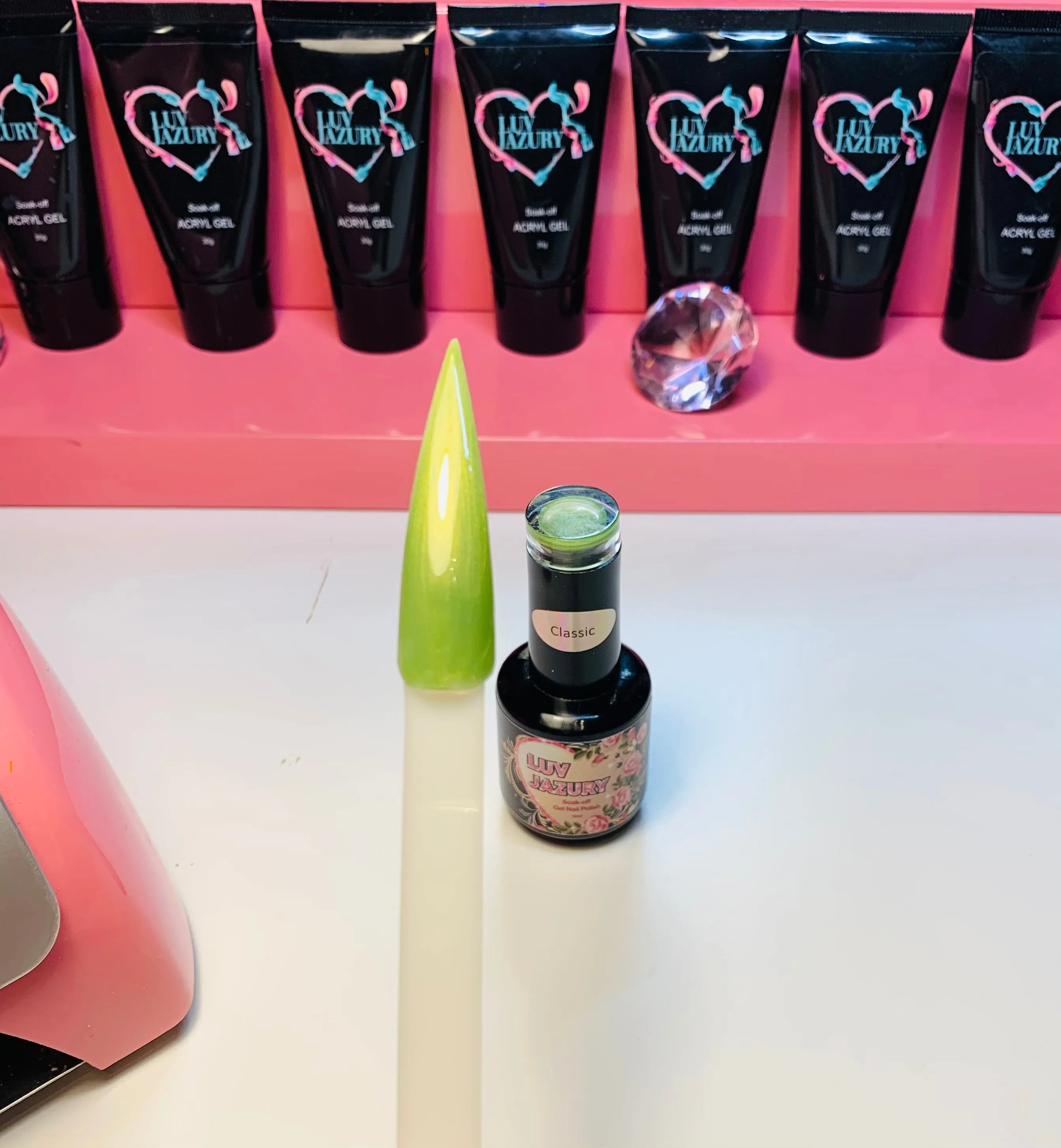 Gel Nail Polish Nail Art Supplies Satin Green