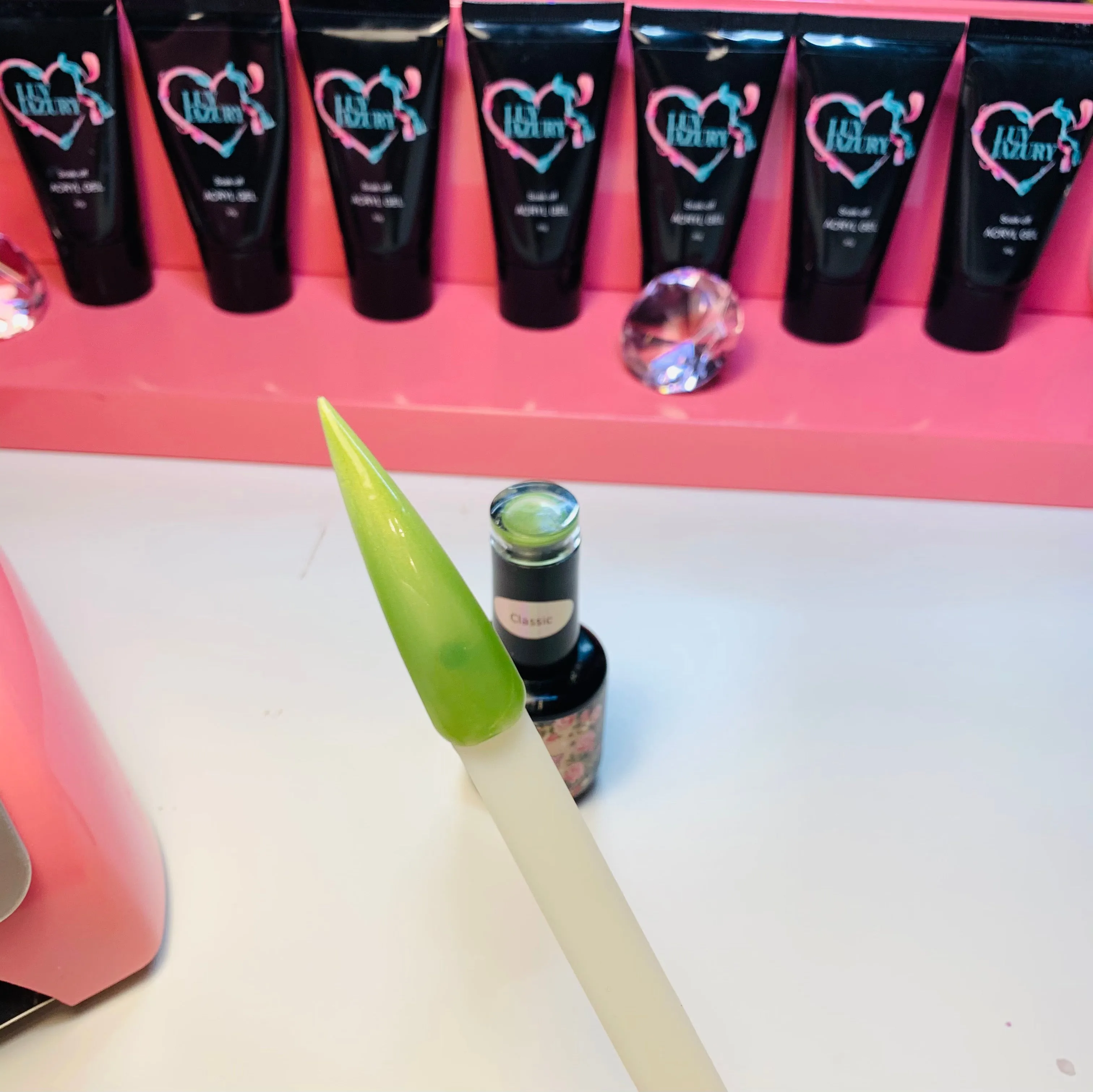 Gel Nail Polish Nail Art Supplies Satin Green
