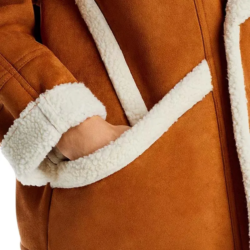 Genuine Best Style Women The Brrly Sheepskin Faux Shearling Coat