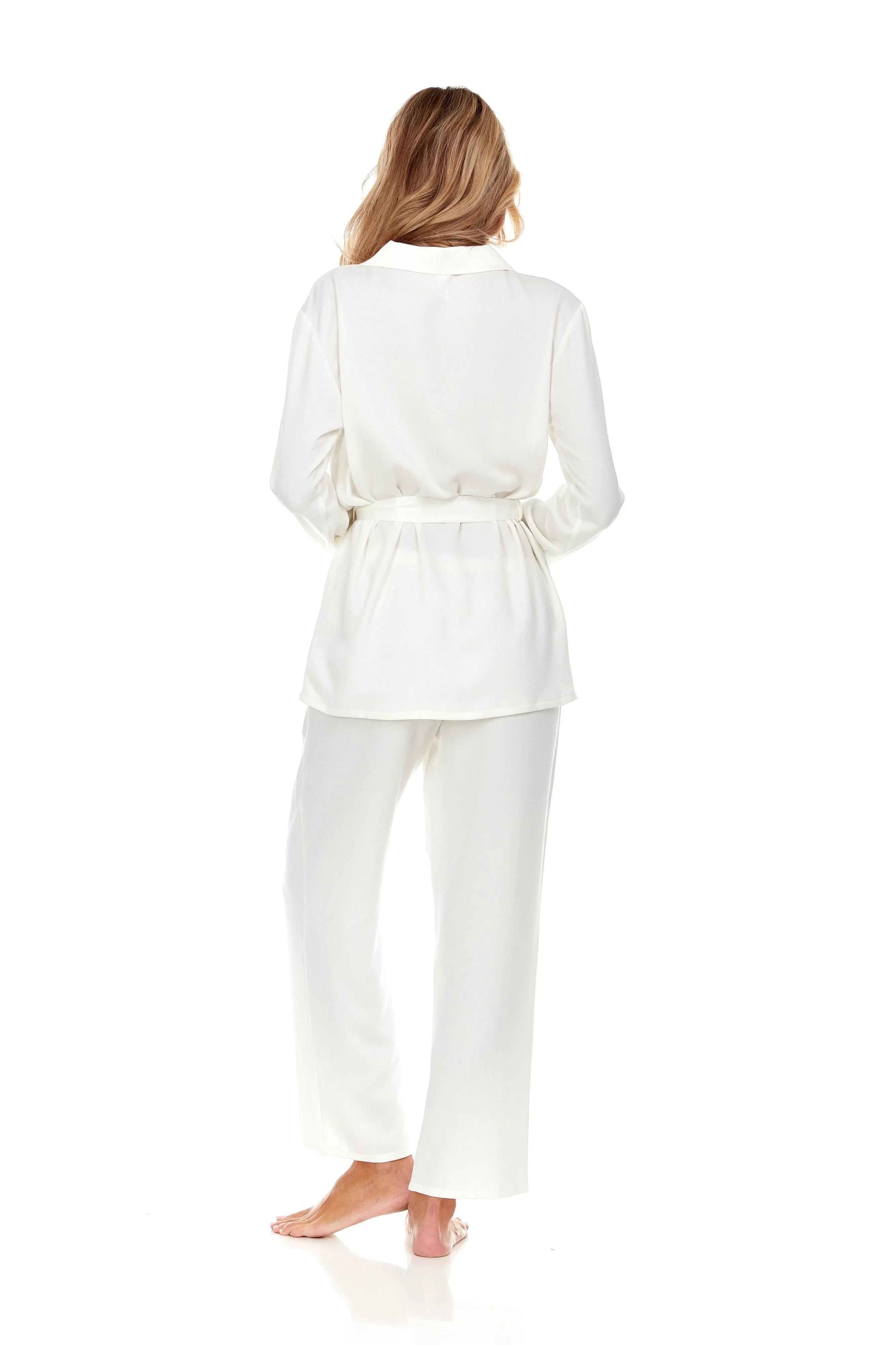Hazel PJ Set In Ivory - Flora Nikrooz