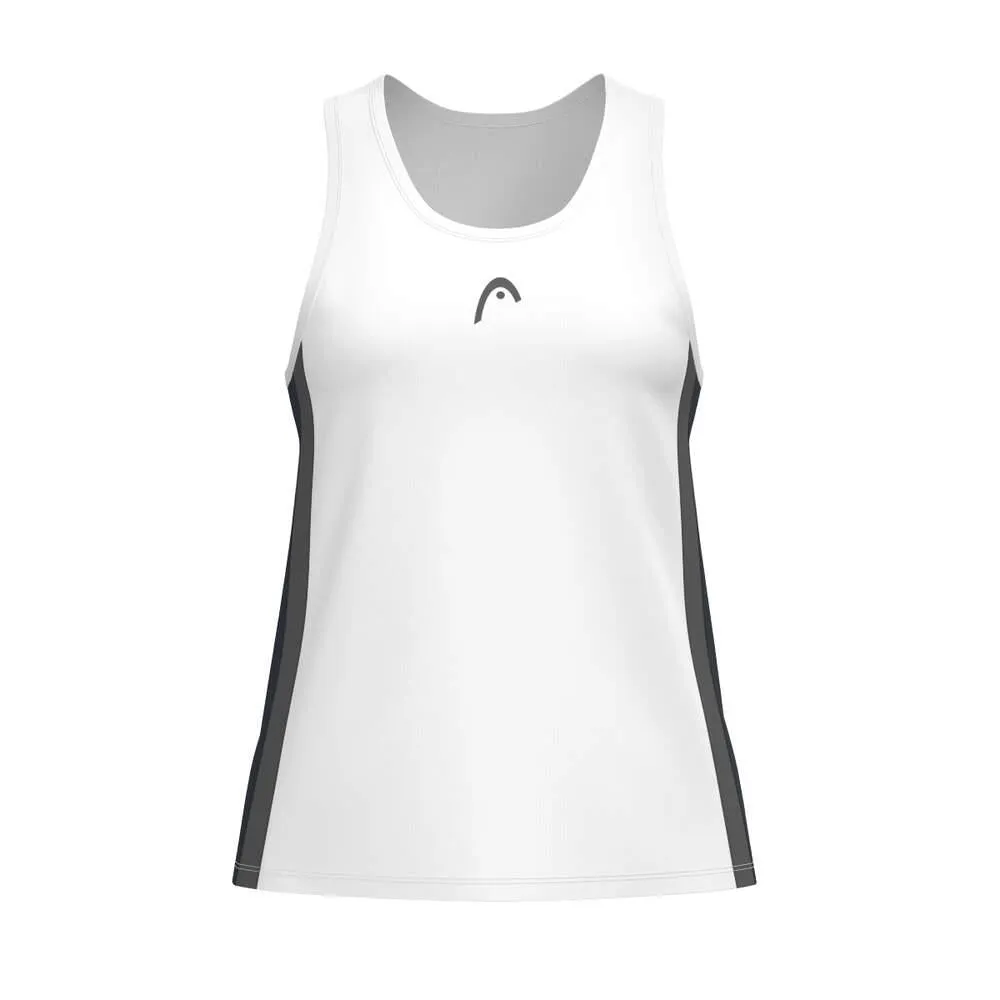 HEAD Club 25 Tech Womens Tennis Tank Top - Navy / White