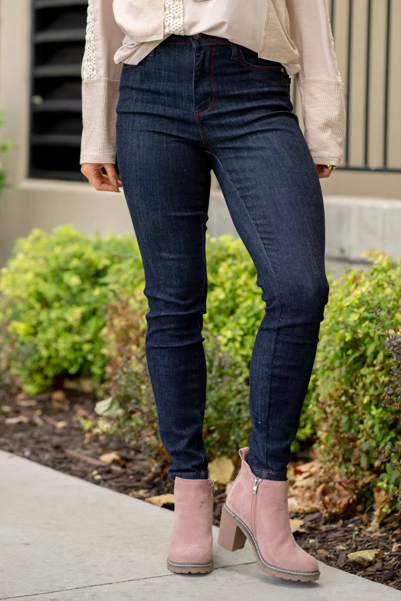 Hearts & Love High Rise Skinny Regular & Plus Sizes