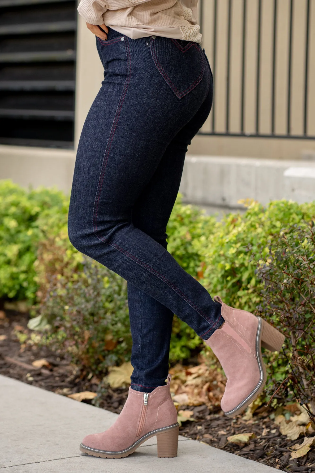 Hearts & Love High Rise Skinny Regular & Plus Sizes
