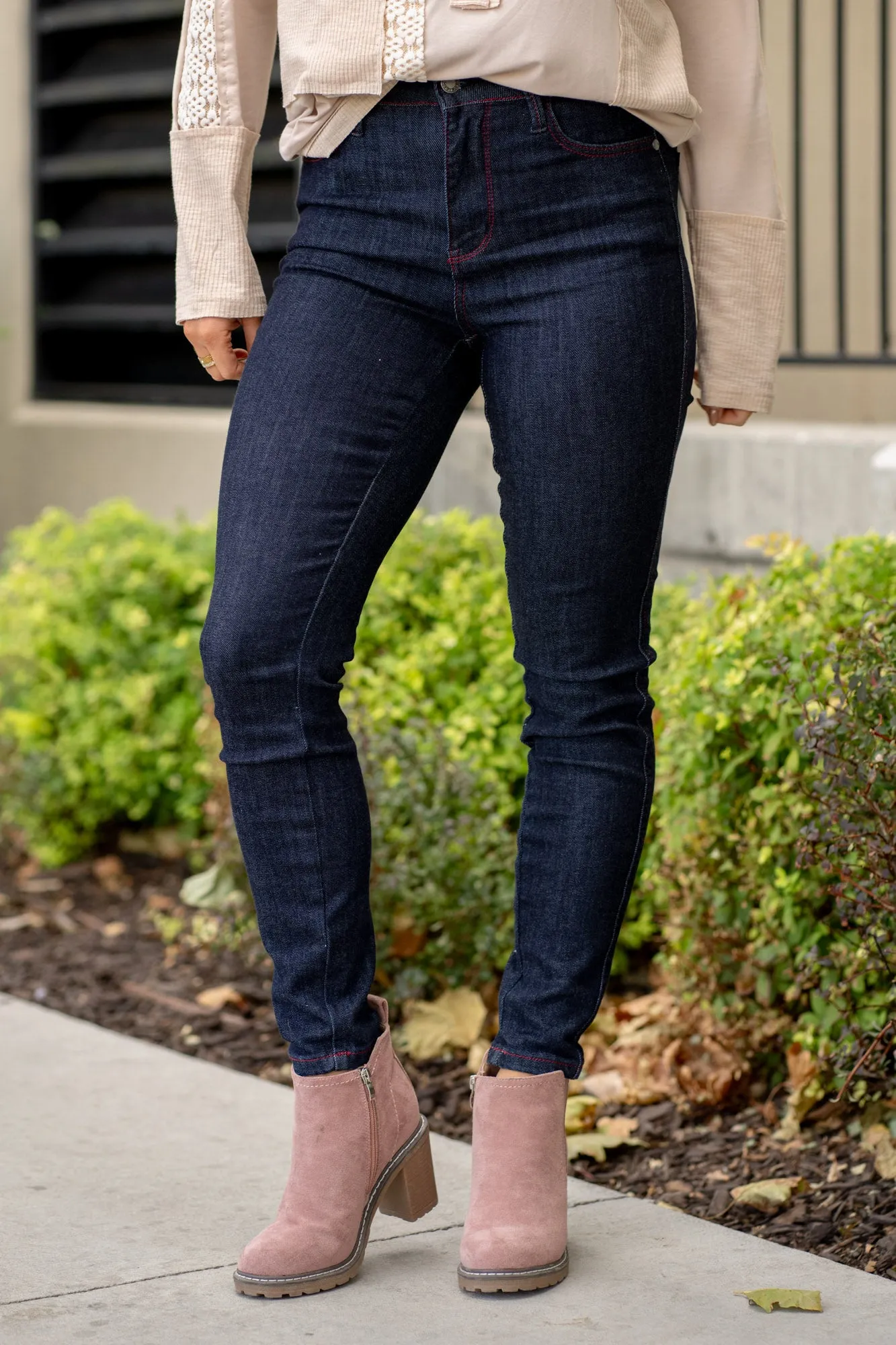 Hearts & Love High Rise Skinny Regular & Plus Sizes