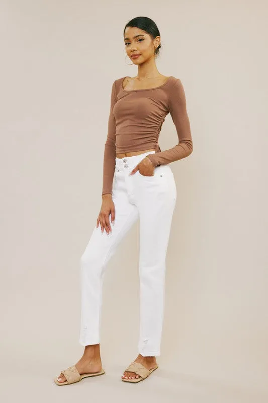 HIGH RISE SLIM STRAIGHT - KanCan