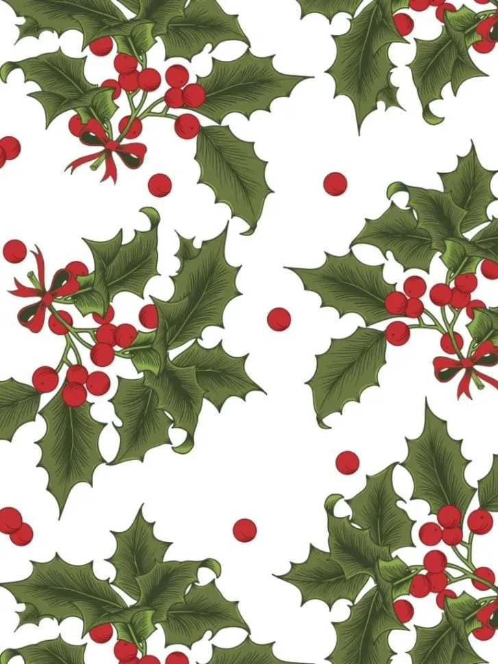 Holiday Print Gathered Nightgown