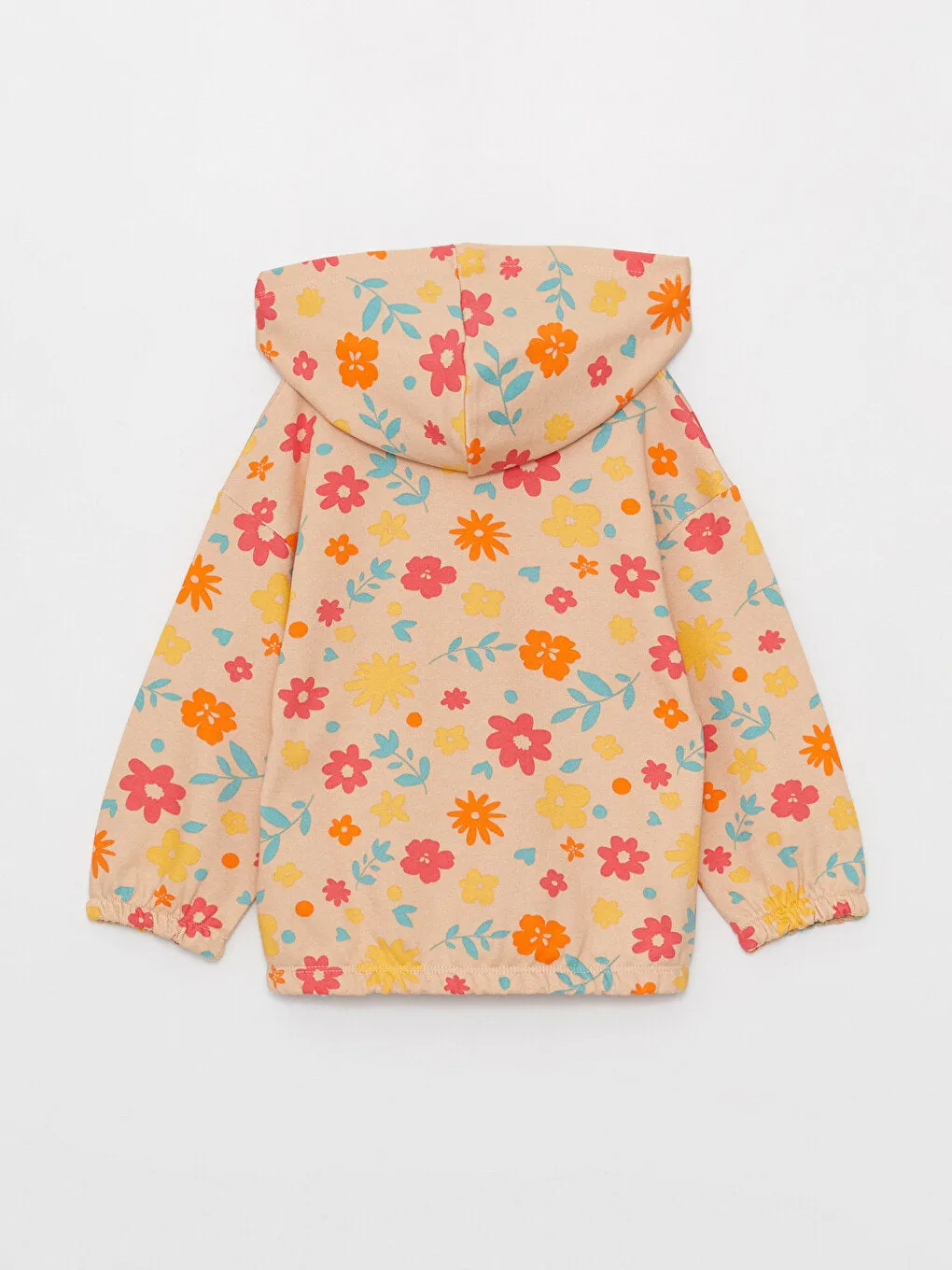 Hooded Long Sleeve Baby Girl Zipper Sweatshirt