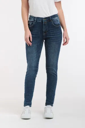 ITALIAN STAR Emma Stretch Jeans - Dark Wash Denim