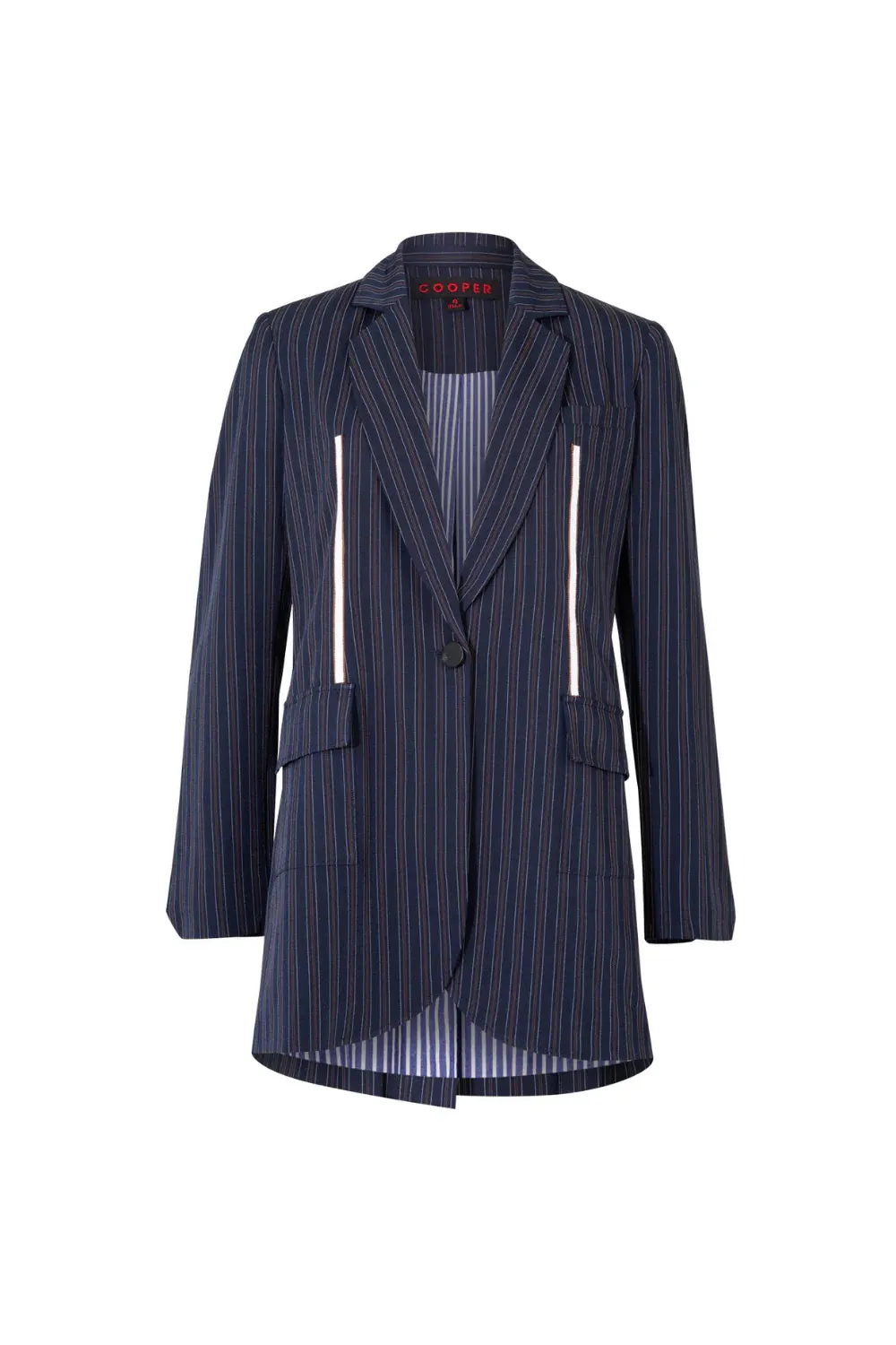 It's Just a Blaze Jacket - Navy Pinstripe
