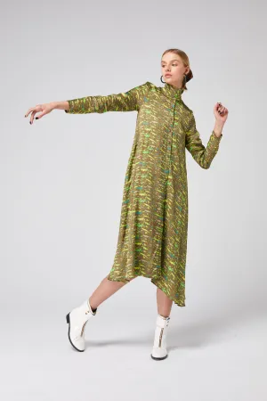 Java dress in Eat Your Greens print