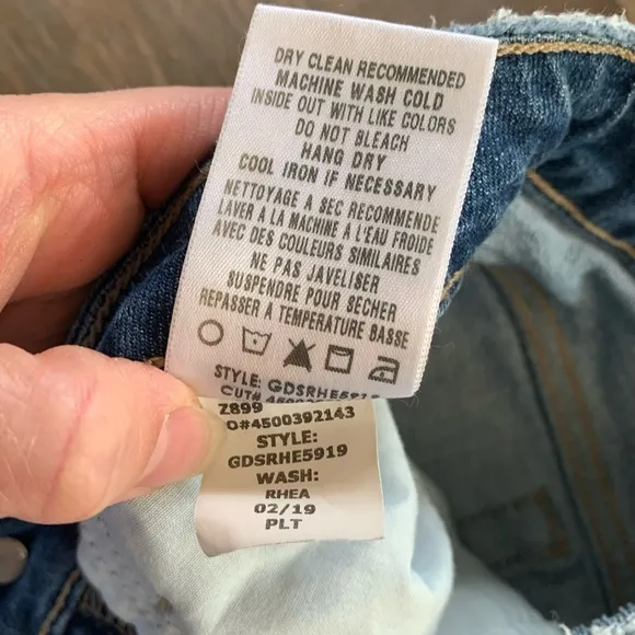 Joe’s Jeans Icon Rhea distressed rolled cropped