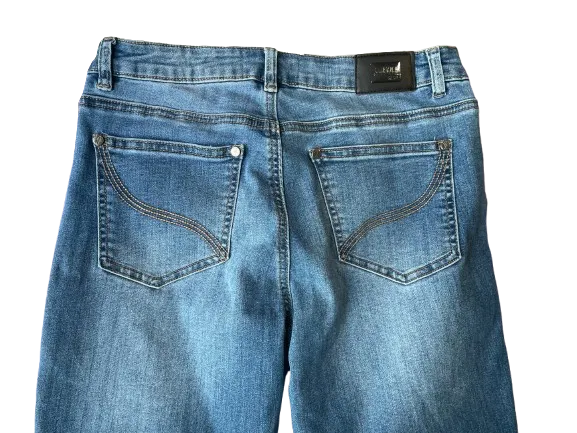 Joseph Ribkoff Beaded Patchwork Jeans