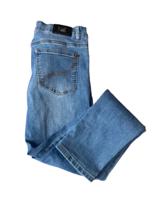 Joseph Ribkoff Beaded Patchwork Jeans