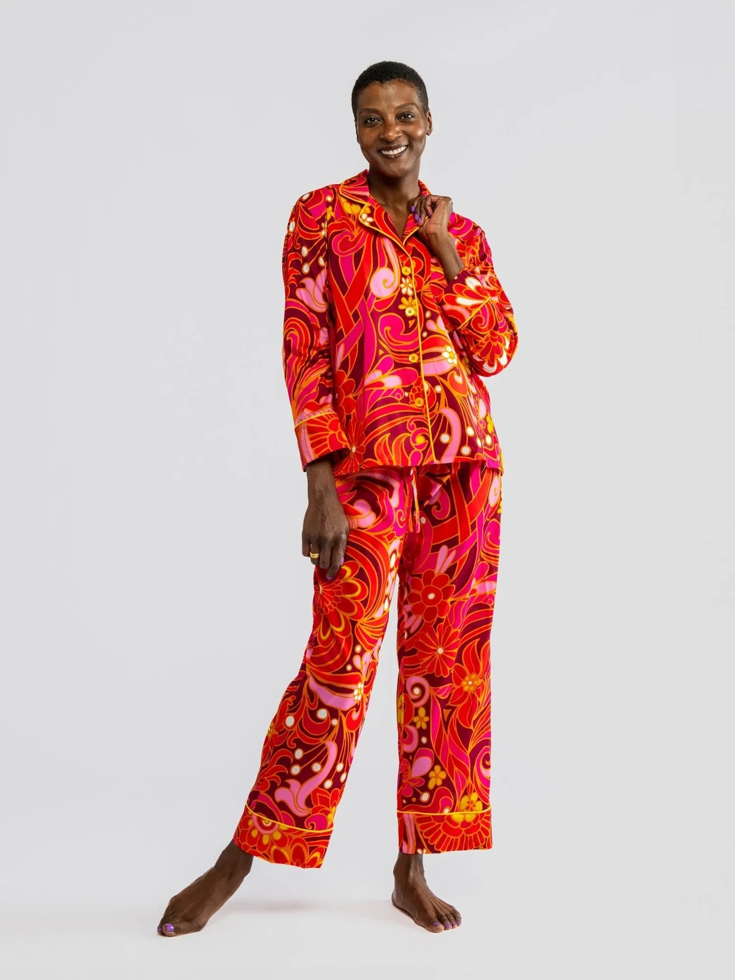JOSEPHINE pajama set Flowerland Pink