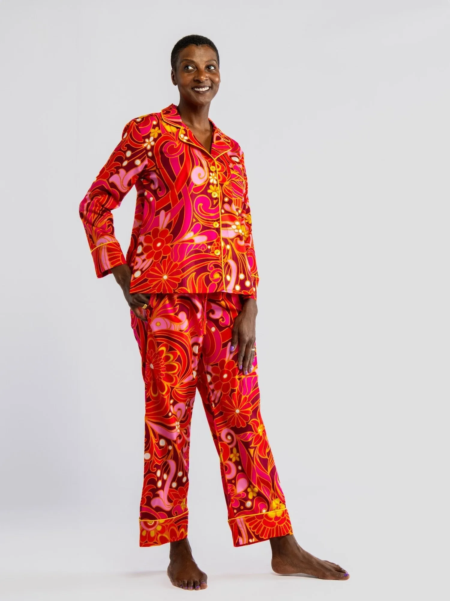 JOSEPHINE pajama set Flowerland Pink