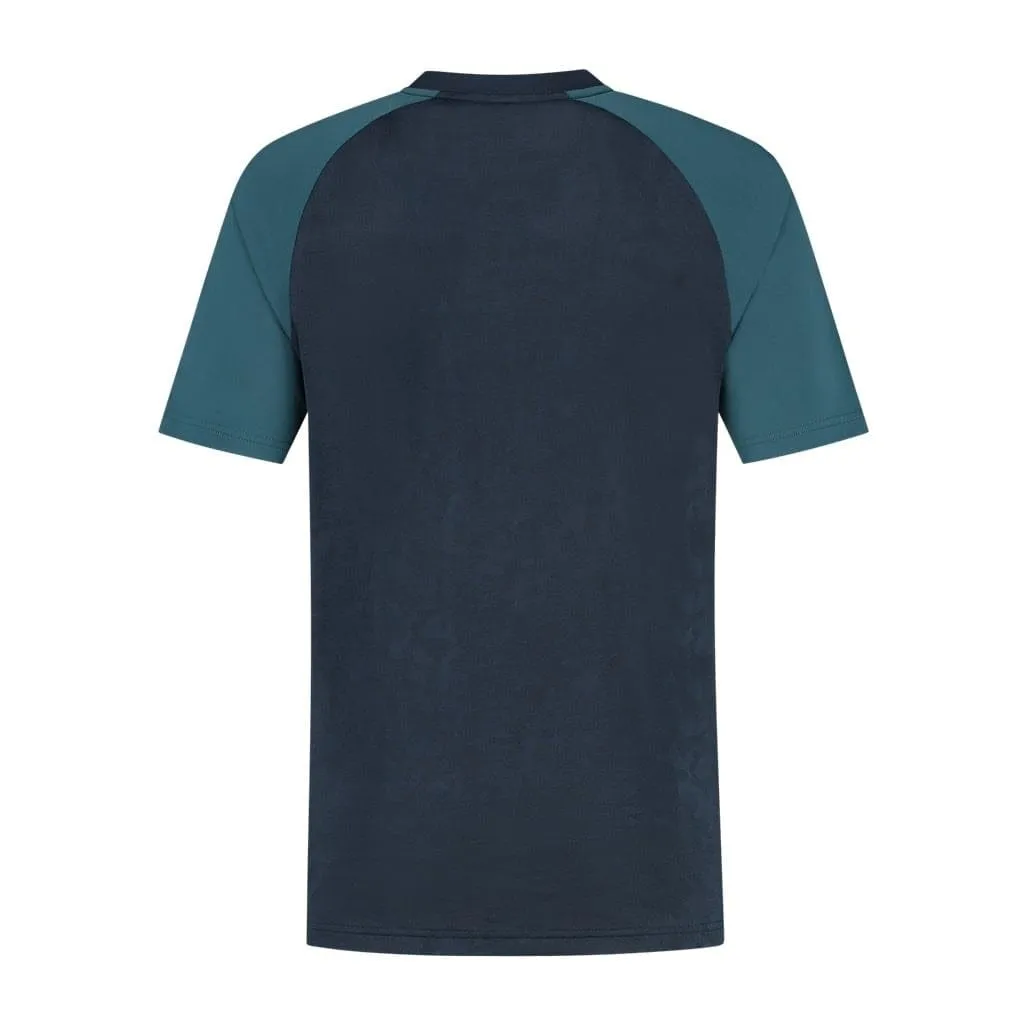 K-Swiss Hypercourt Mesh Crew 3 Mens Tennis T-Shirt - Peacoat / Indian Teal