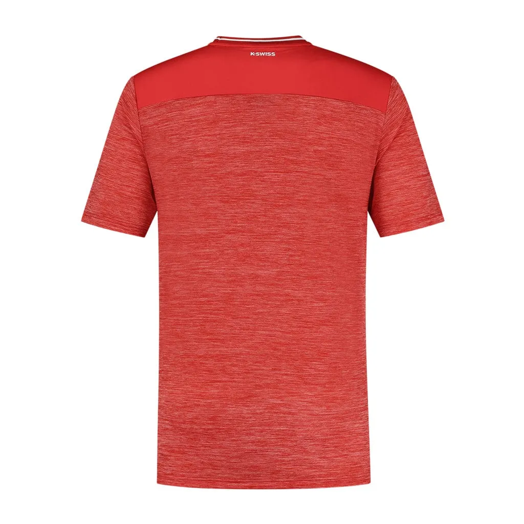 K-Swiss Tac Hypercourt Tennis T-Shirt - Lollipop Melange