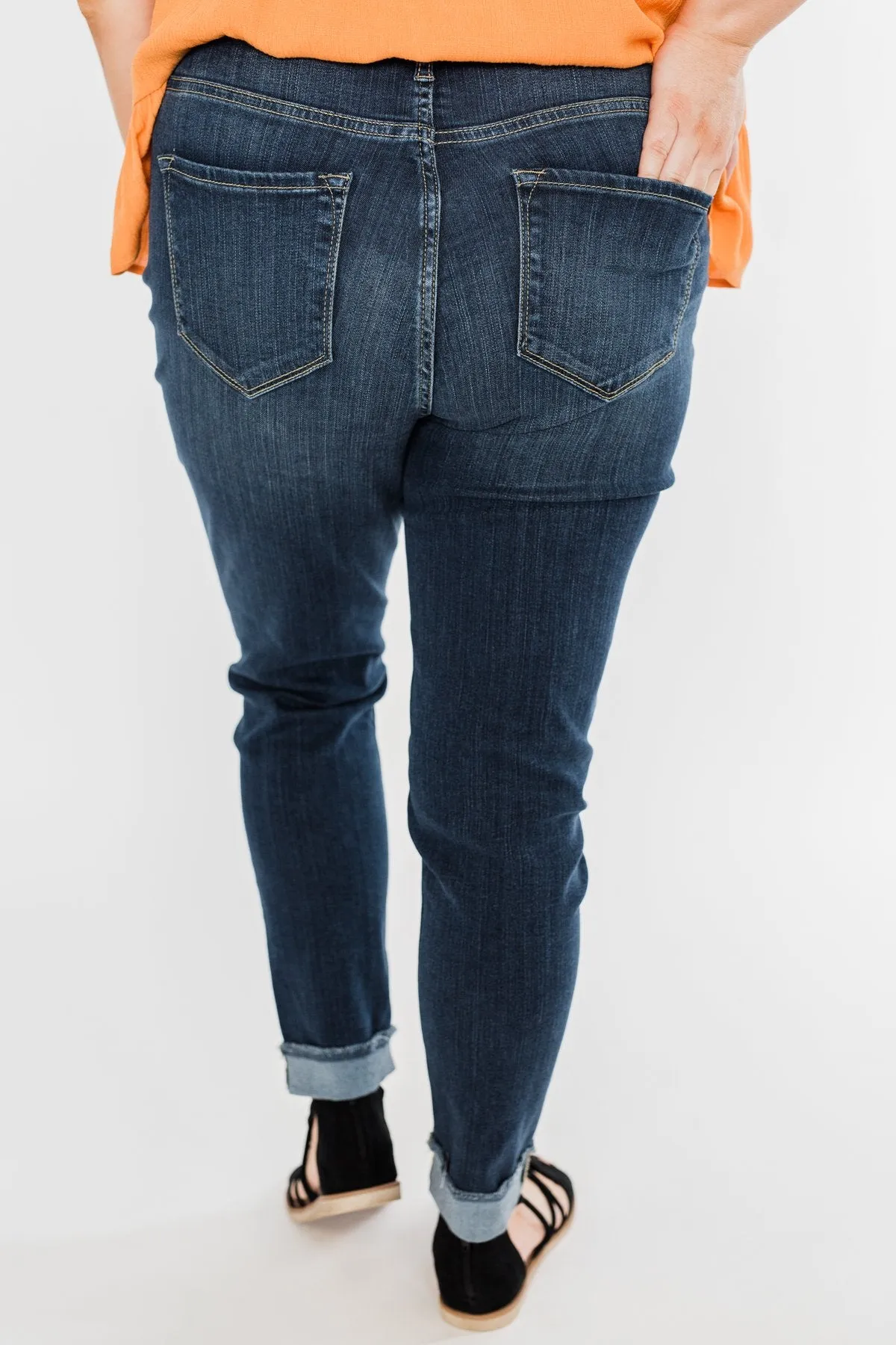 KanCan Button Fly Jeans- Denise Wash