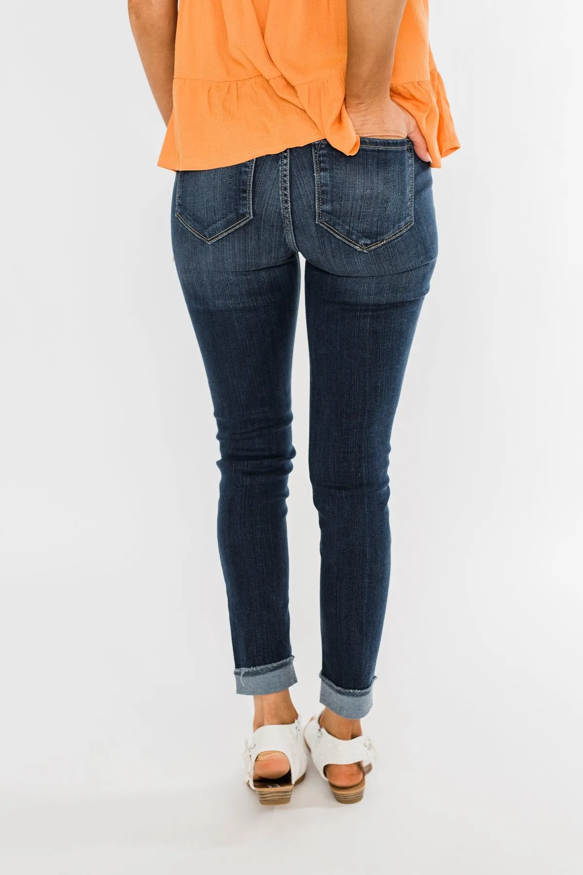 KanCan Button Fly Jeans- Denise Wash