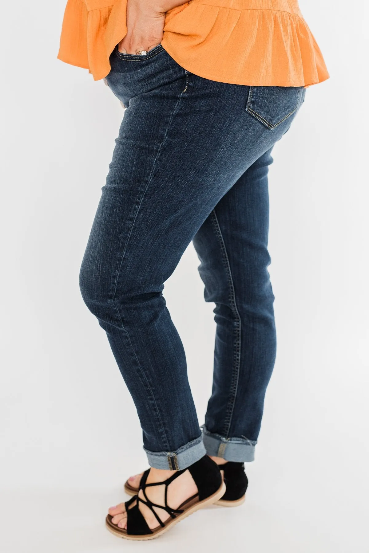 KanCan Button Fly Jeans- Denise Wash