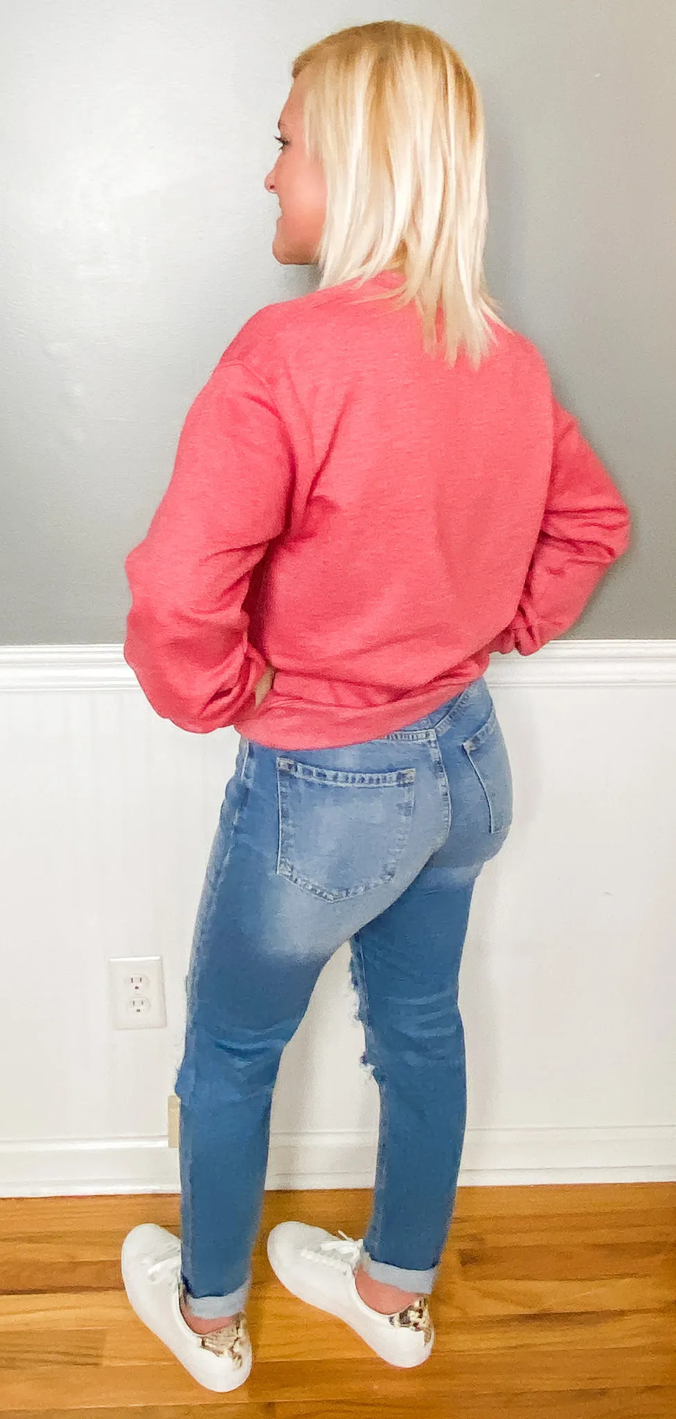 Kancan Distressed Mom Jeans