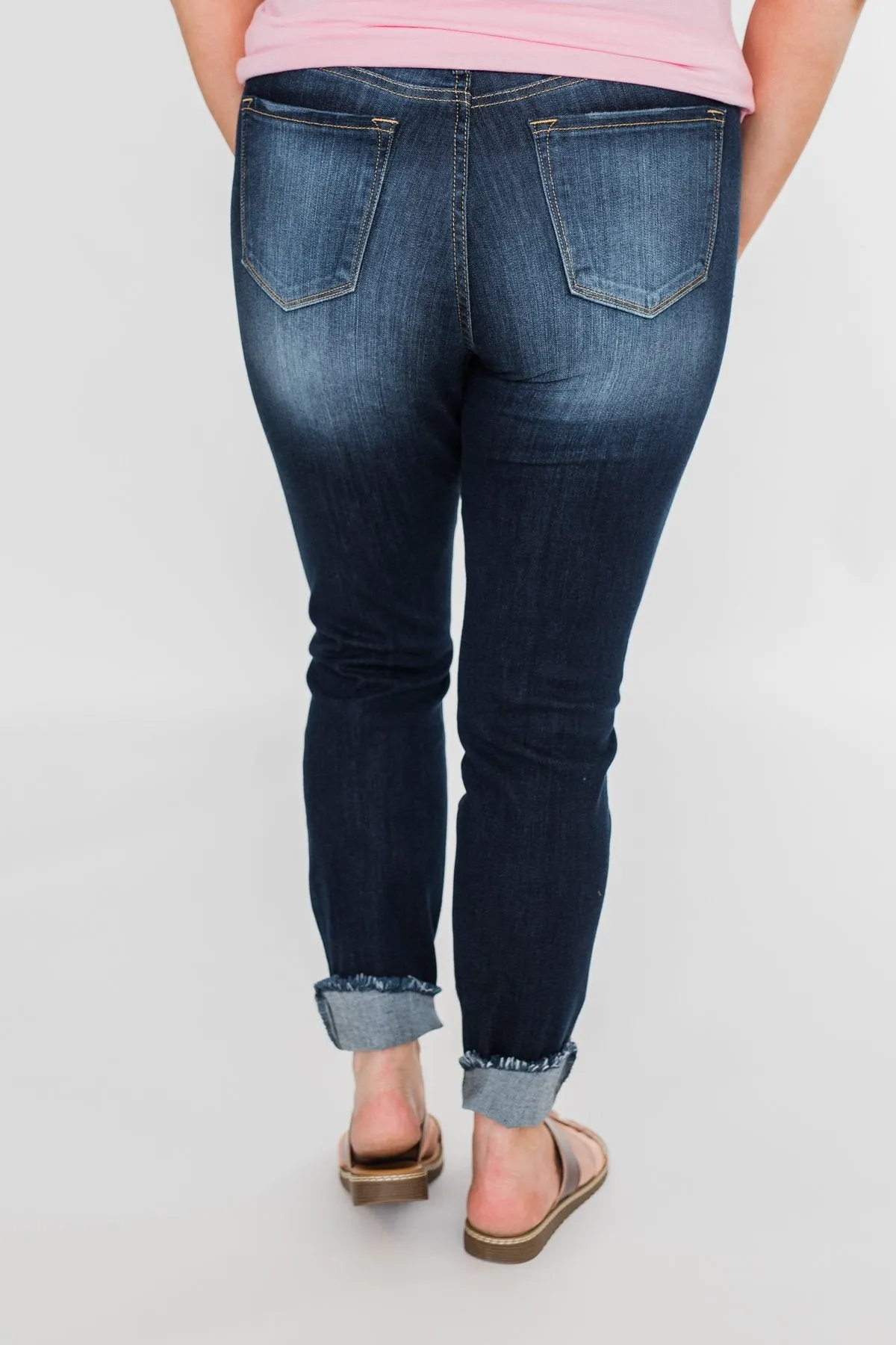 KanCan Distressed Skinny Jeans- Susie Wash