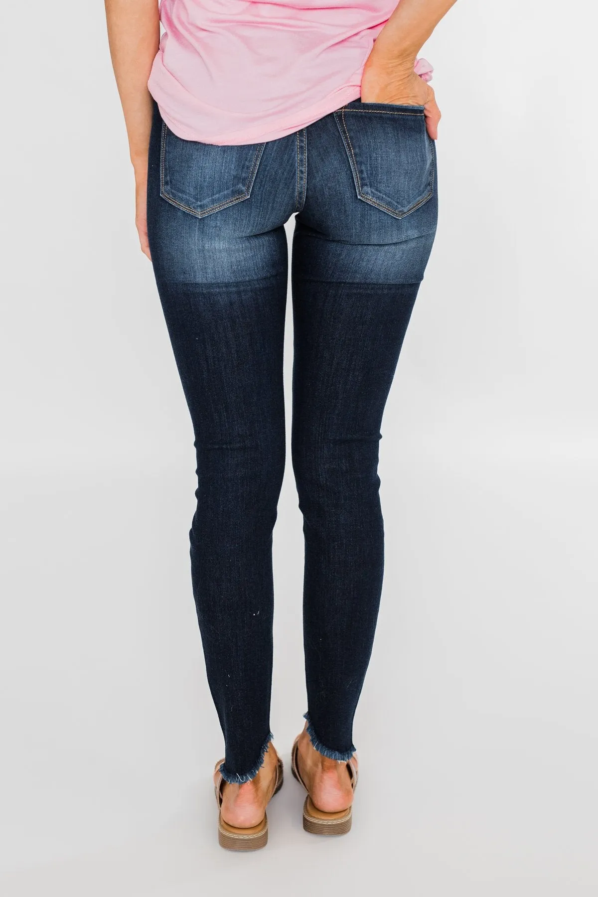 KanCan Distressed Skinny Jeans- Susie Wash