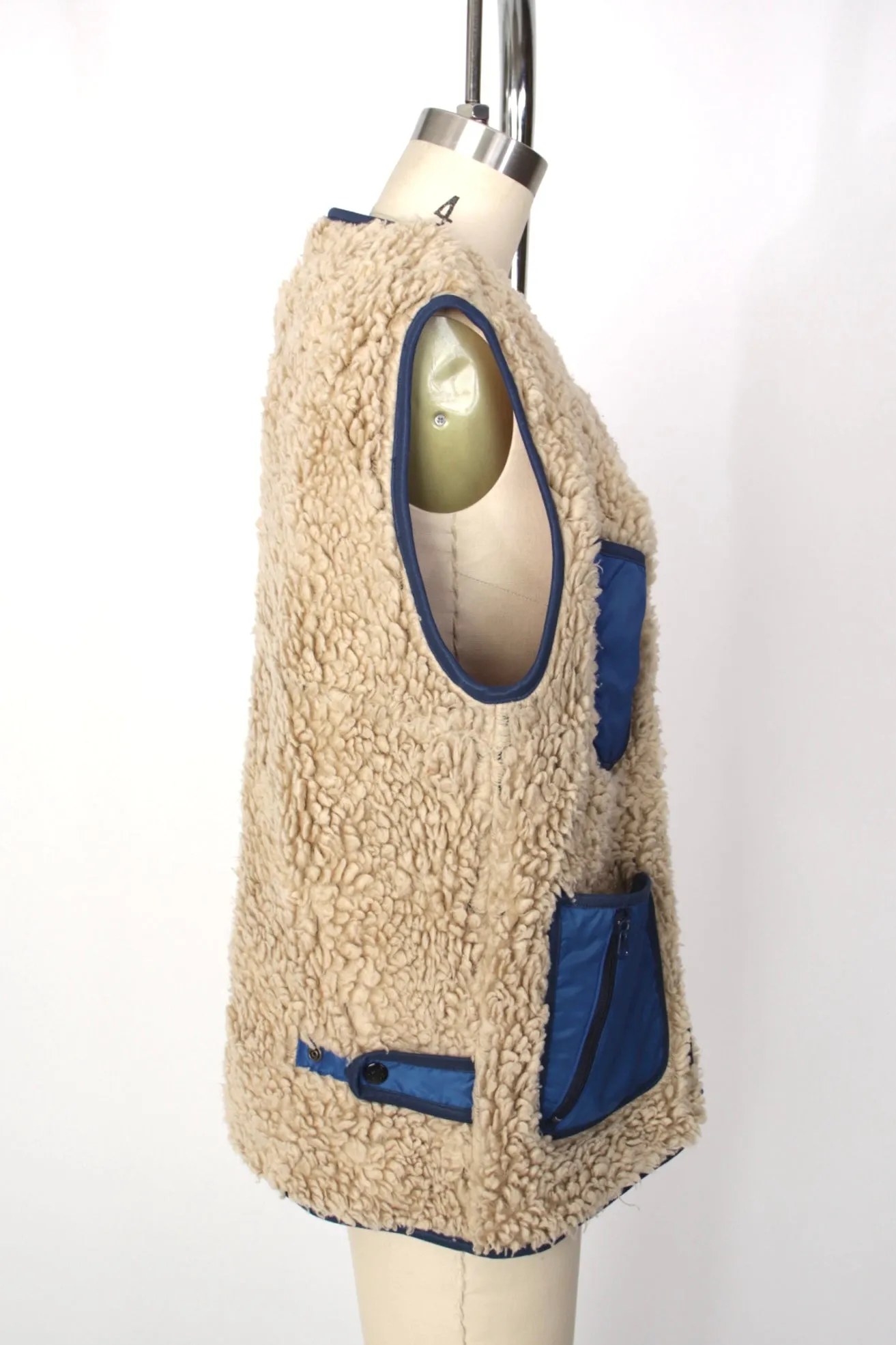 Kapital Shearling Pockets Vest