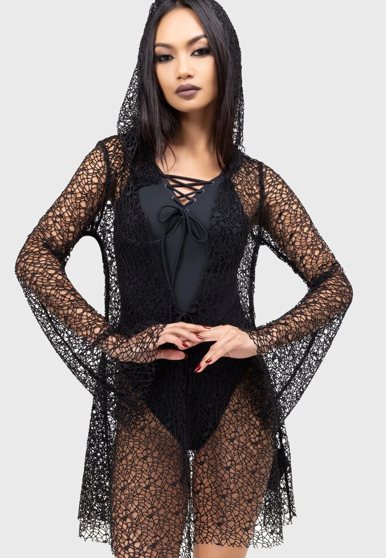 Killstar - Cobweb Cove Black - Cloak