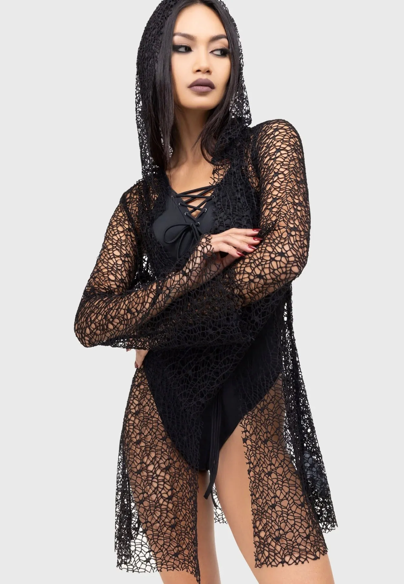 Killstar - Cobweb Cove Black - Cloak