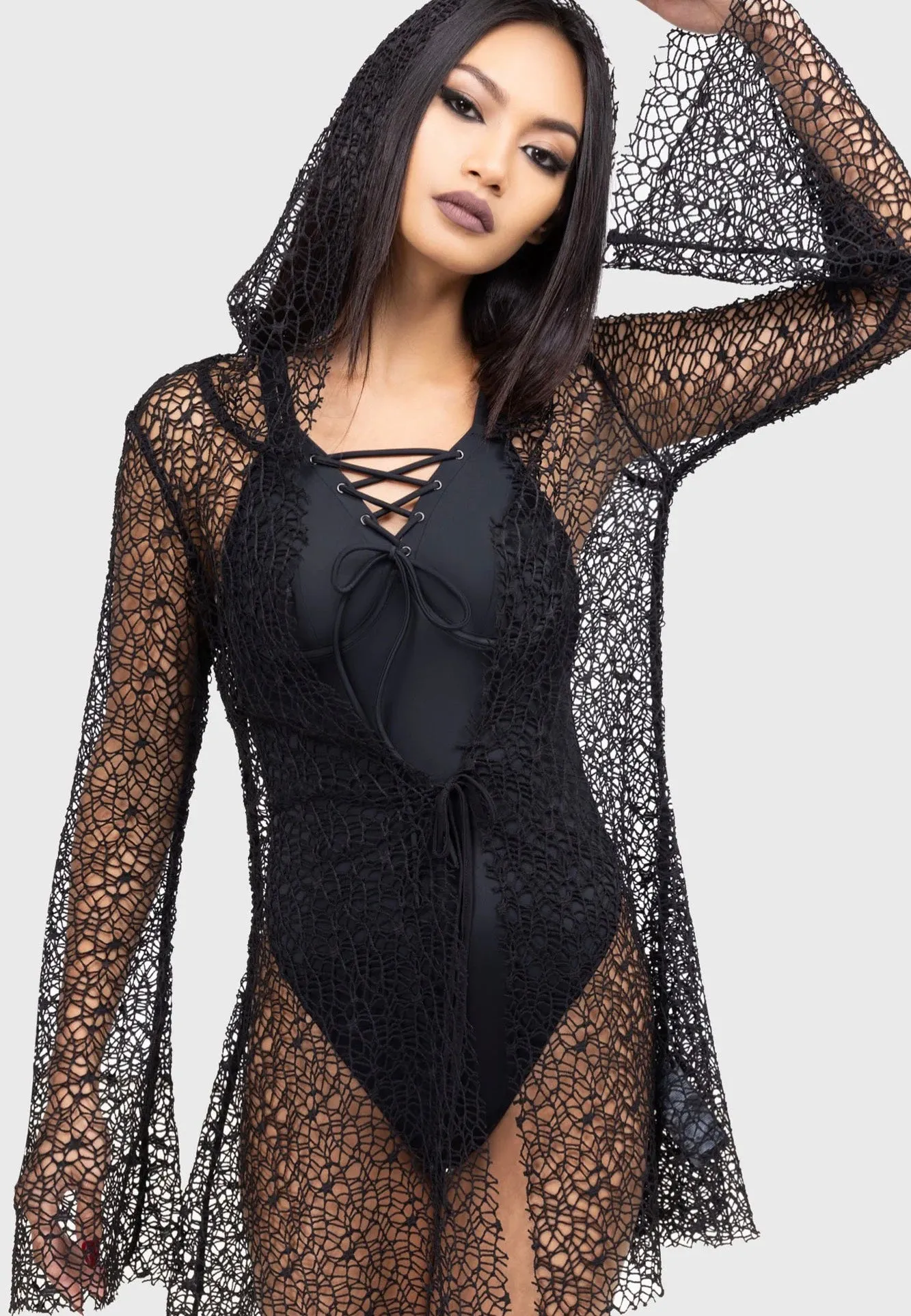 Killstar - Cobweb Cove Black - Cloak