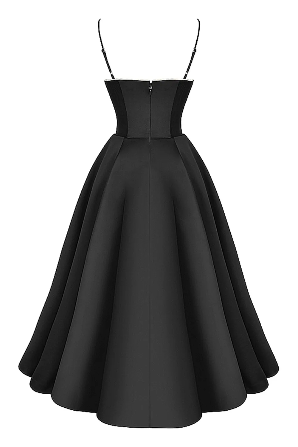 LAURA PINK - FITTED MIDI DRESS WITH SWEET NECKLINE