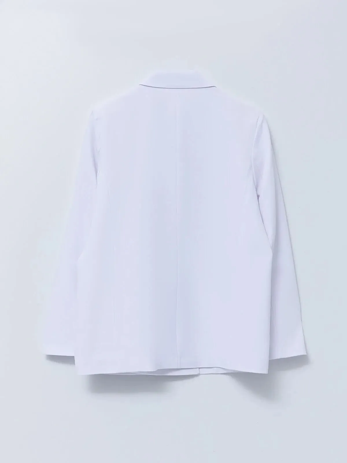Lcw Casual Front Button Closure Straight Long Sleeve Crepe Women Blazer Jacket