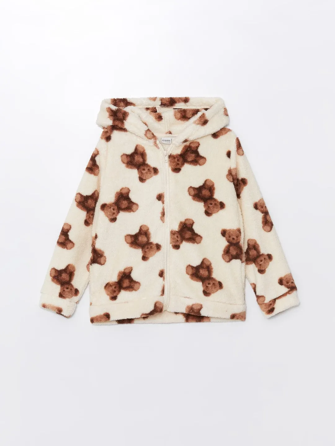 LCW Kids

Ecru Printed Hooded Printed Long Sleeve Girls Zippered Sweatshirt