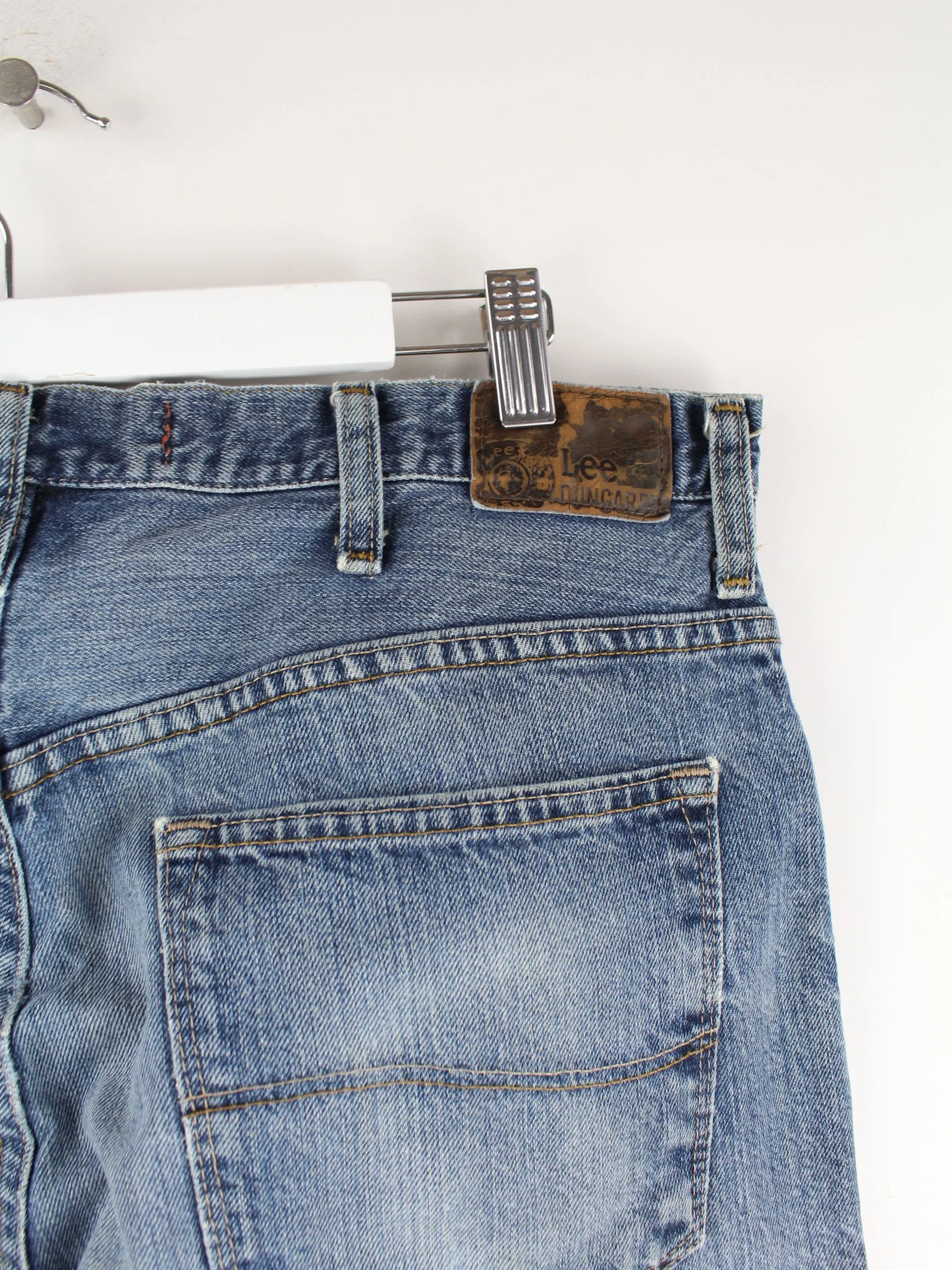 Lee Relaxed Bootcut 3/4 Jeans Blau W34 L26